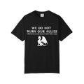 We Do Not Burn our Allies Candle Book Guide Tee