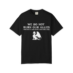 We Do Not Burn our Allies Candle Book Guide Tee