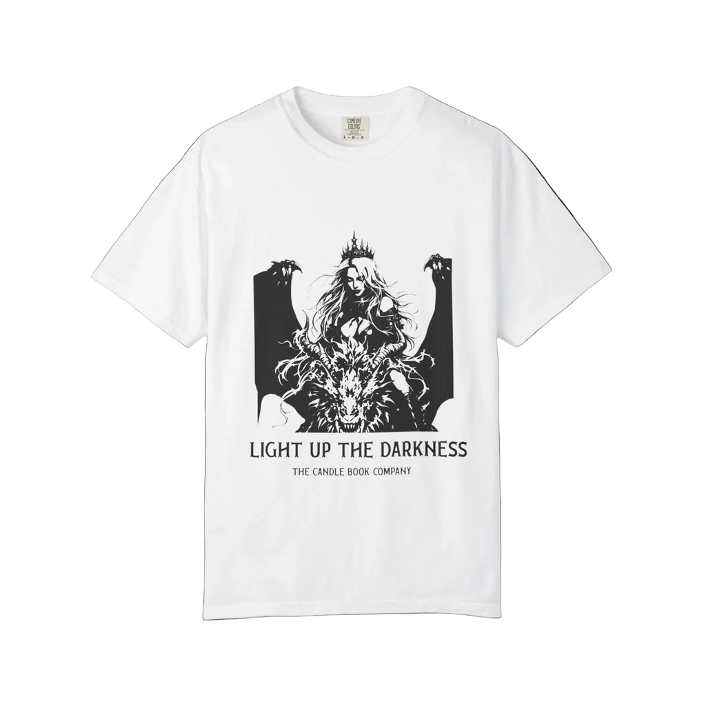 Light Up The Darkness - Dragon Rider Fantasy Tee