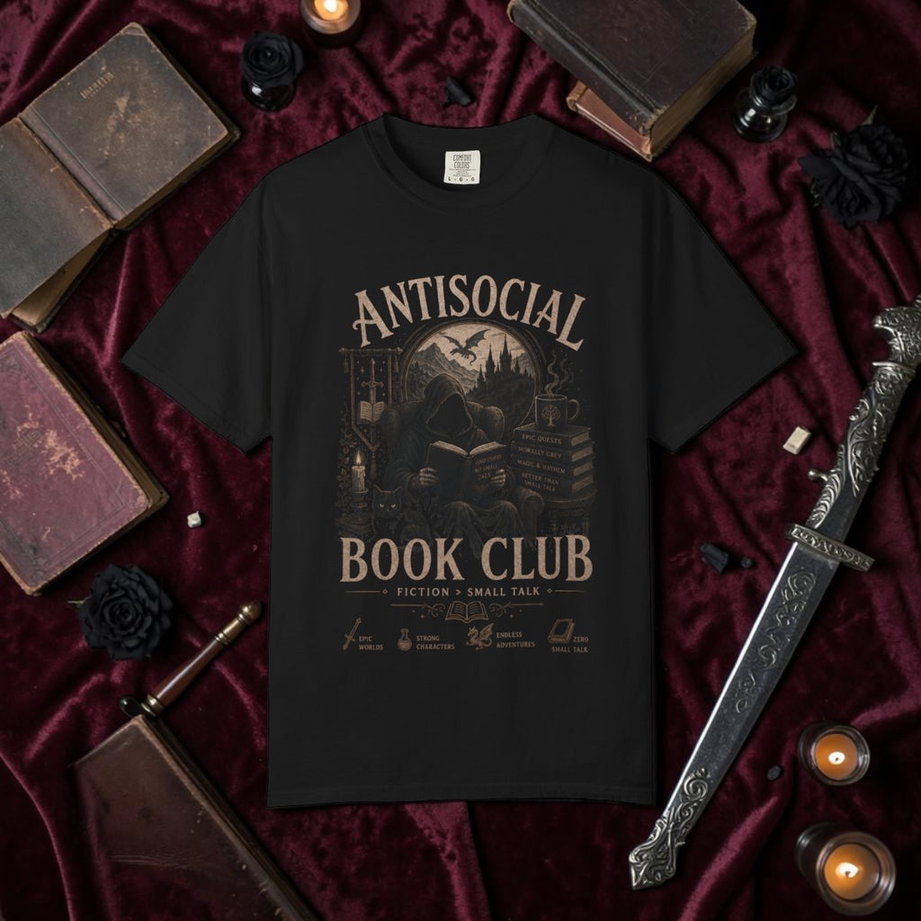 Anti Social Book Club Tee