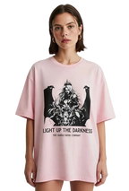 Light Up The Darkness - Dragon Rider Fantasy Tee