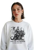 Light Up The Darkness - Dragon Rider Fantasy Sweatshirt