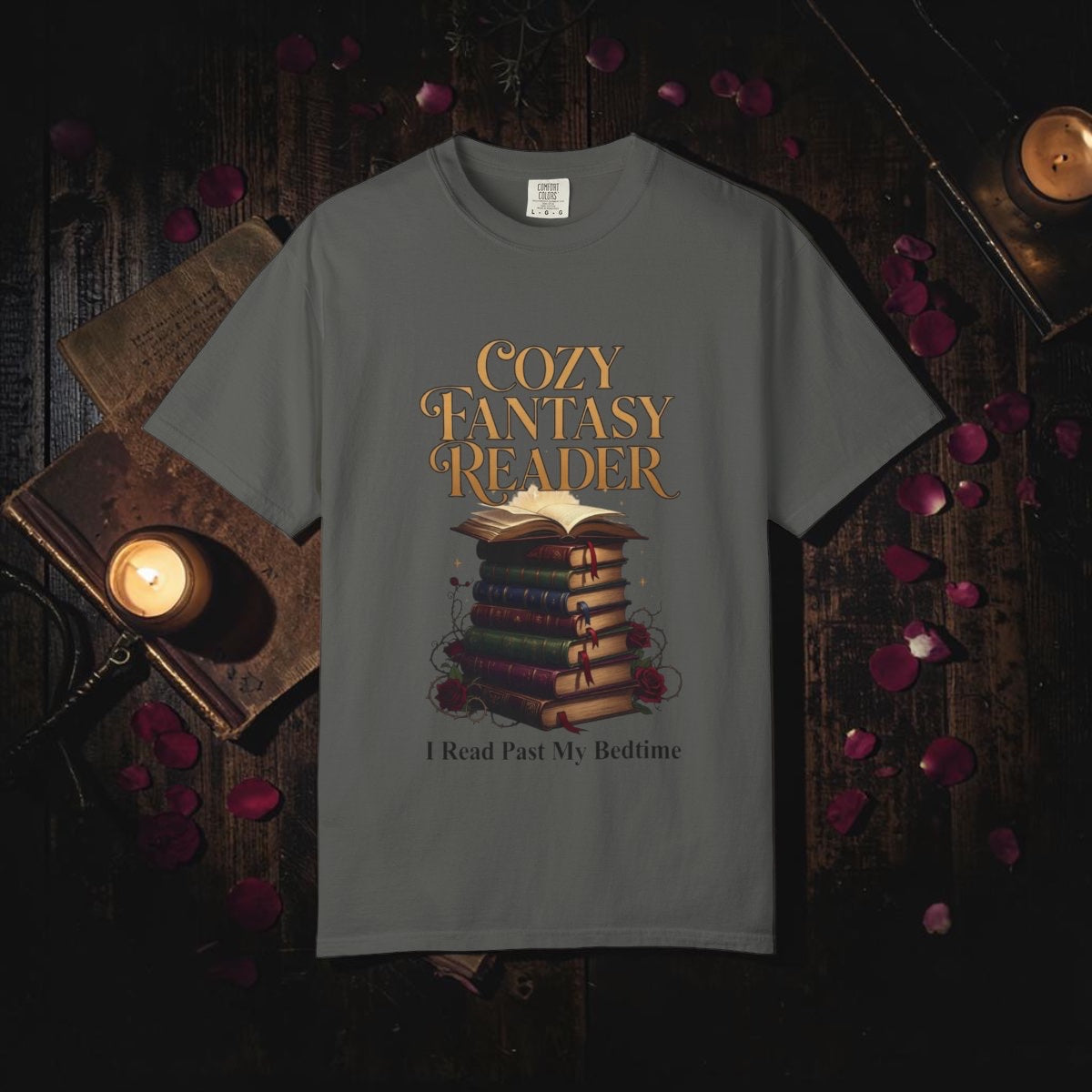 Cozy Fantasy Reader Tee