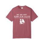 We Do Not Burn our Allies Candle Book Guide Tee