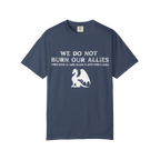 We Do Not Burn our Allies Candle Book Guide Tee
