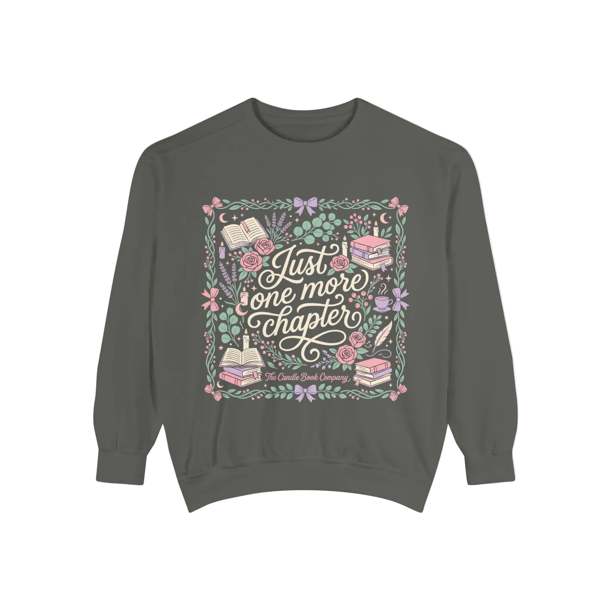 Just One More Chapter - Whimsical Book Lover Sweatshirt