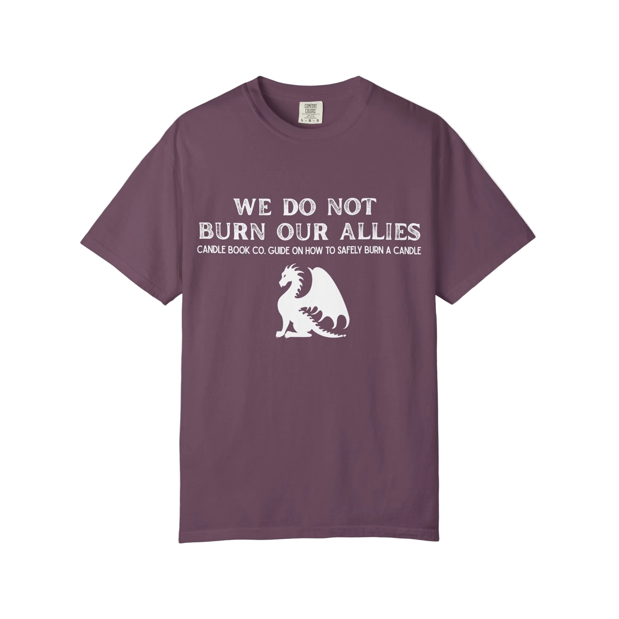We Do Not Burn our Allies Candle Book Guide Tee
