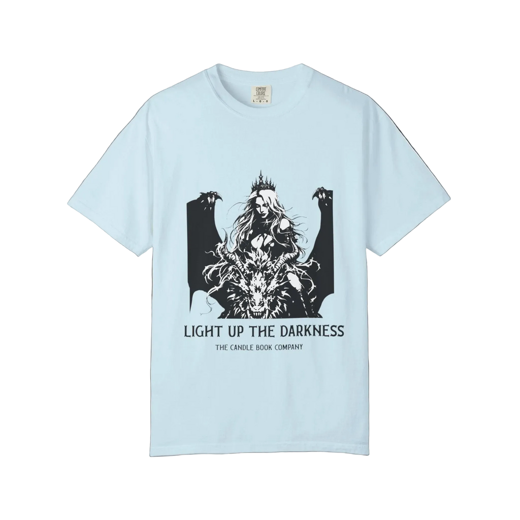 Light Up The Darkness - Dragon Rider Fantasy Tee