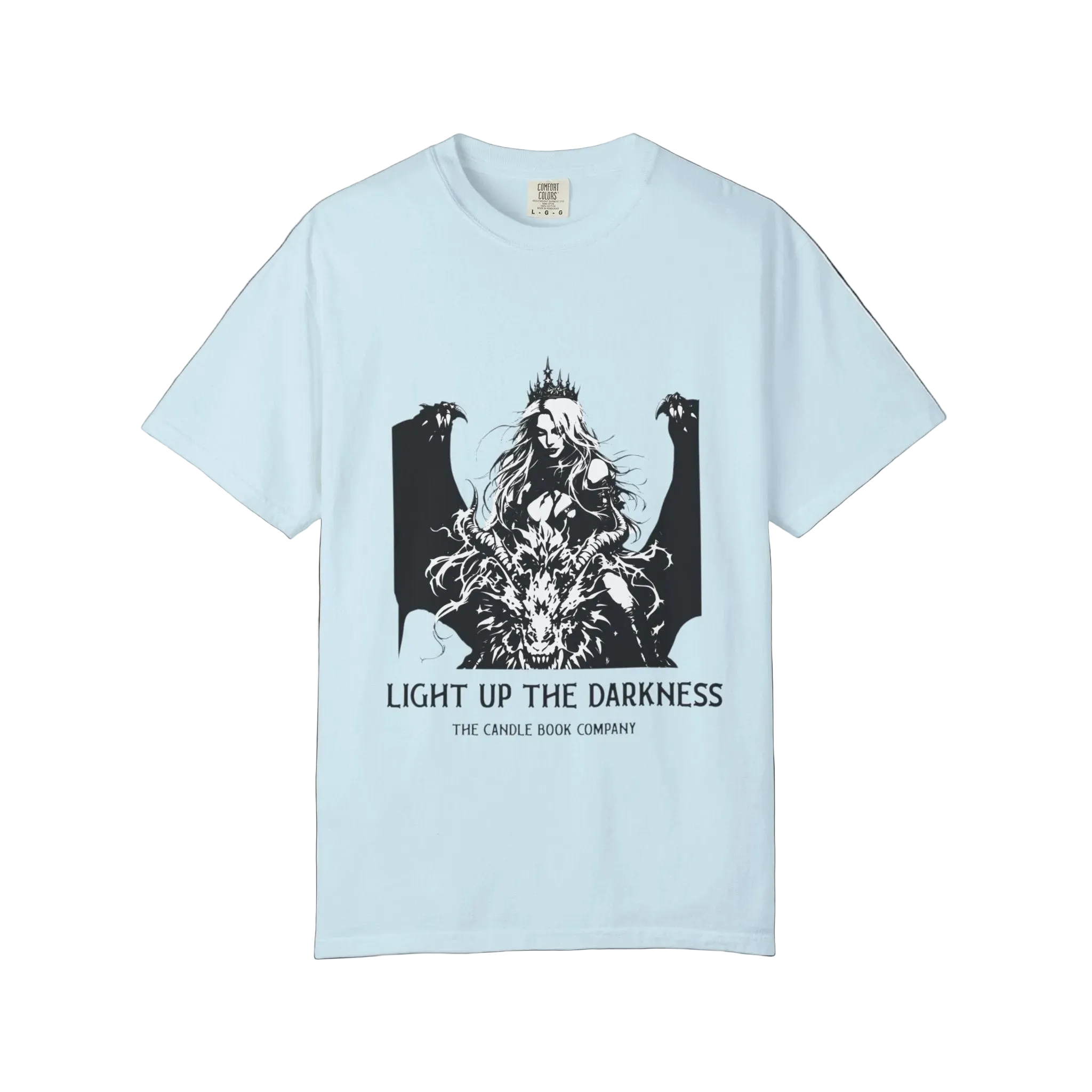 Light Up The Darkness - Dragon Rider Fantasy Tee