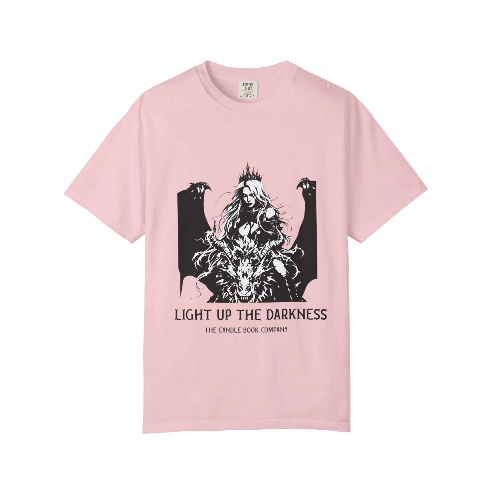 Light Up The Darkness - Dragon Rider Fantasy Tee