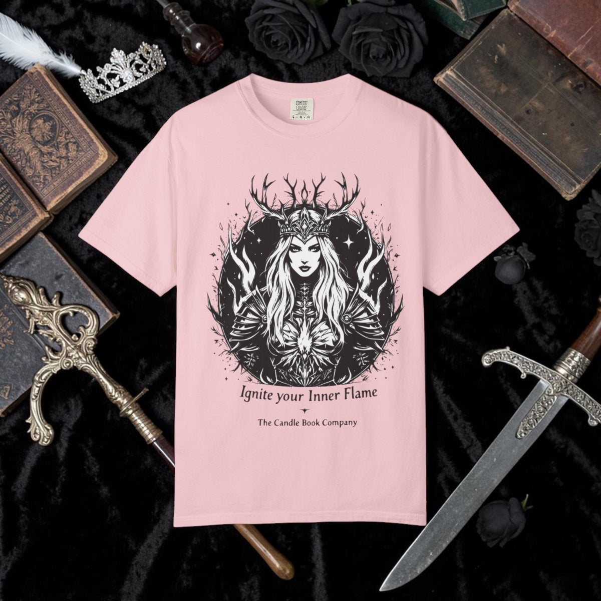 Ignite Your Inner Flame - Fantasy Warrior Queen T-Shirt